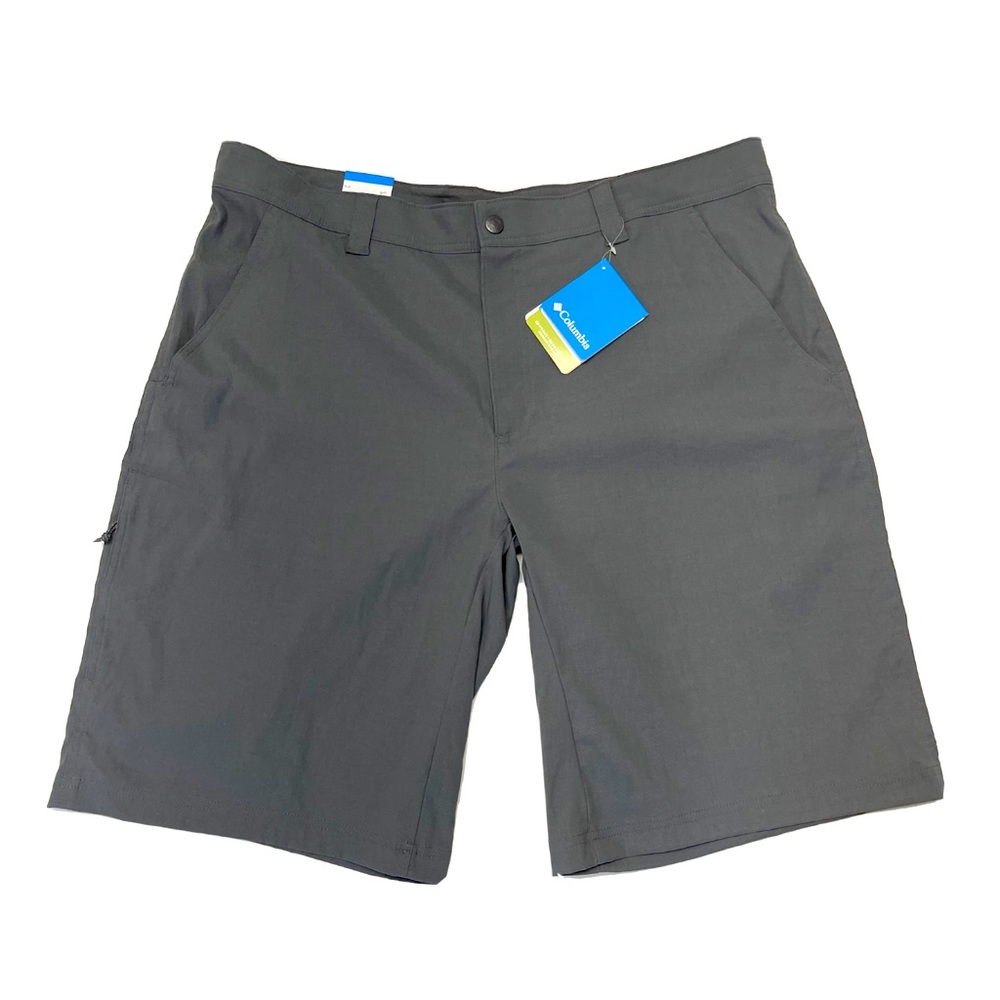 NWT Columbia Omni Shield Bermuda Shorts Gray Sz Waist 40
